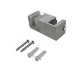 Gordon Glass Brushed Stainless Steel Replacement Shower Door Guide for Frameless Shower Door System