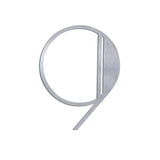NACH Floating House Numbers, 6 inch Stainless Steel House Numbers for Outside - Number 9, Mid Century House Numbers with Mountin