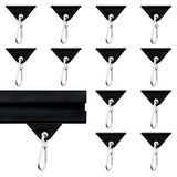 Seekliny 12 Pack 2020 Extrusion Sliding Hook for 20 Series T-Slot V-Slot Aluminum Extrusion Hardware Accessories Black