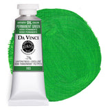 DA VINCI PAINTS Professional Artist Oil Paint, Permanent Green, 37mL