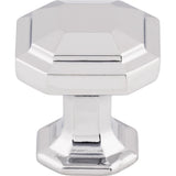 Top Knobs TK286PC Chareau Collection 1-1/8 Emerald Knob, Polished Chrome