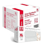 AroPaw Disposable Vinyl Gloves, Clear, Powder Free, Latex Free Disposable Gloves (Medium-1000) VGPF-3002