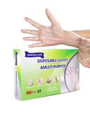 GENERALCARE Ultra Strong Disposable TPE Cooking Gloves, Ideal for Cleaning and Food Prep.Latex & Powder Free Food safe 100 Piece