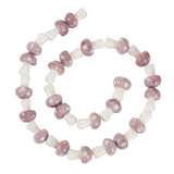 KISSITTY Lampwork Mushroom Beads Thistle Color Crystal Cute Mini Mushrooms Ornament Drilled Loose Spacer Beads for DIY Necklaces
