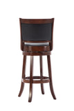 Boraam Augusta Bar Height Swivel Stool, 29-Inch, Cherry