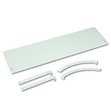 basyx Verse Panel System Hanging Shelf 48w x 123/4d Gray