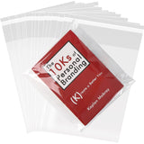 SOMIOCO 200 pcs Clear Plastic Bag 9 x 12 Self Seal Cello Cellophane Bags Resealable Poly Bags 2.8 mils OPP Bag for Packaging Clo