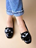 Shoetopia Bow Detailed Black Marry Janes For Women & Girls /Eu41,black,8,B0F7M2CRRR