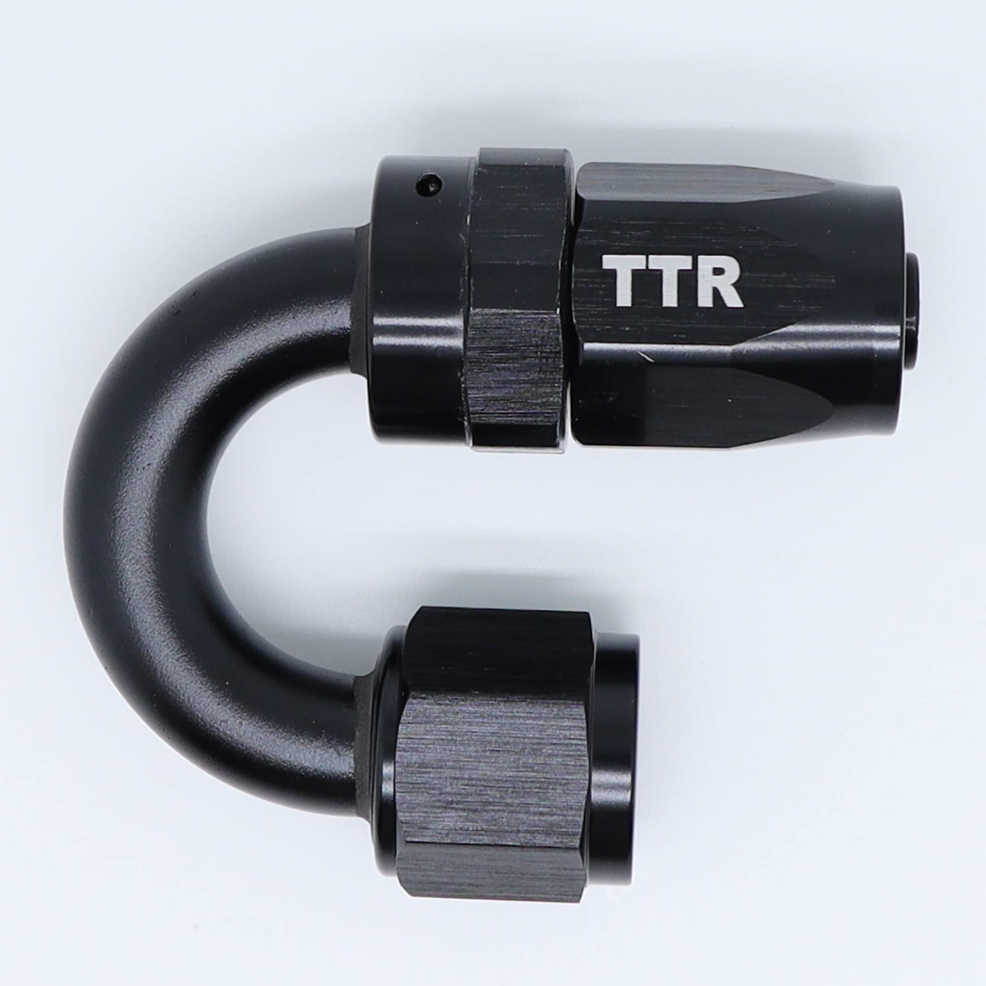 An-10 10An An10 180 Degree Reusable Swivel Fitting Hose End Grade A Black A40-180-10Bk