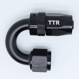 An-10 10An An10 180 Degree Reusable Swivel Fitting Hose End Grade A Black A40-180-10Bk
