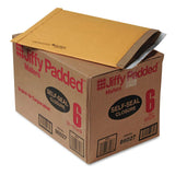 Jiffy Padded SelfSeal Mailer, Side Seam, #6, 12 1/2x19, Gold Brown, 50/Carton, Sold as 50 Each