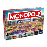 Monopoly Board Game Detroit MI Edition : 2-6 Players Family Board Games for Kids and Adults, Board Games for Kids 8 and up, for 