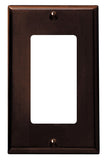 Leviton 80401 1Gang Decora Wall Plate, 25Pack, Brown