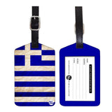 Nutcase Designer Luggage Travel Baggage Tags Set Of 2 With Name Card Inside Greece
