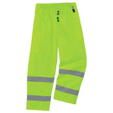 Ergodyne GloWear 8925 ANSI High Visibility Lime Reflective Thermal Safety Pants, Medium
