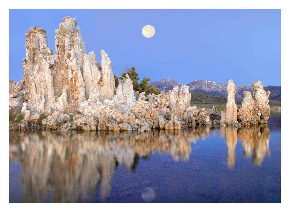 Full Moon Over Mono Lake, California-Paper Art-32,,X23.3,,