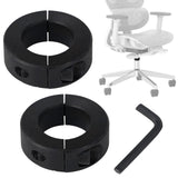 Jayen Steel Office Chair Sagging Fix Clamp - Heavy Duty Height-Lock Bracket for Failed Gas Cylinder, Prevents Chair Sinking (No 