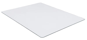 Lorell Tempered Glass Chairmat Chair Mat, 60, Clear