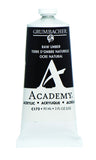 Grumbacher Academy Acrylic Paint, Gloss, 90ml/3 oz Metal Tube, Raw Umber