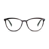 Peepers by PeeperSpecs Women's Bengal Cat Eye Reading Glasses, Charcoal Horn, 3.25