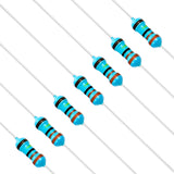 Chanzon 100Pcs 1/4W (0.25W) 3.3M O Ohm 3M3 Metal Film Fixed Resistor 0.01 1% Tolerance 3.3Mr Mf Through Hole Resistors Current Limiting Rohs Certificated -Like New