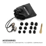 ADVANCED SOUND GROUP ADV. Model 2 Live Edition / 3.5 mm Jack Phones/Laptops Sweatproof, Running, Workout Gym Wired in-Ear Headph