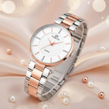 Iik Collection Analog Women'S Watch Stainless Steel Dial Wrist Watches,Stylish Belt Ladies Watch - Water Resistant Watches For G