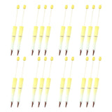 Enakshi 20Pcs Beadable Pens Kit Printable Bead Ballpoint Pen for Draw Exam Classroom Yellow|Collectibles | Pens & Writing Instru
