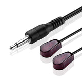 TNP IR Extender Emitter Cable 10 ft - Dual Head 3.5mm Jack Infrared Wire for IR Repeater System Xbox One AV Receiver Cable Box R