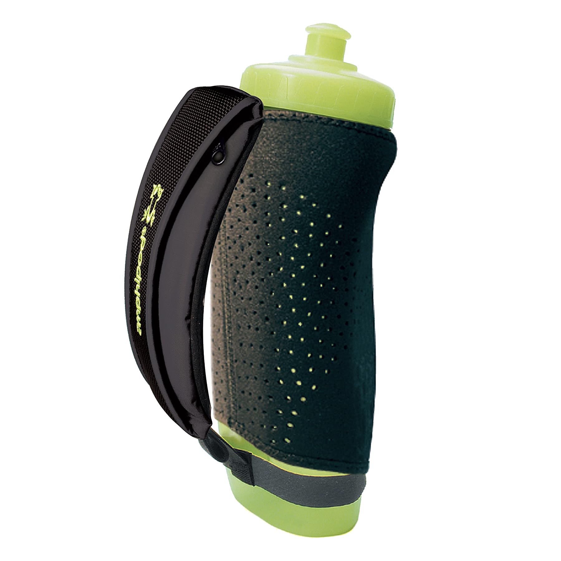 Amphipod Hydraform Handheld Thermal-Lite Water Bottle, BPA-Free, Insulated Sleeve, Storage Pocket for Running & Walking (20 oz.)