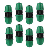 1/4 inch Drip Irrigation Fittings, Lock Barbed Coupling for in. tubing; Tubing Outside Diameter (OD) is 0.250 in., Internal Dia