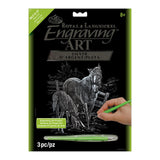 Royal & Langnickel Royal and Langnickel Silver Engraving Art, Mare and Foal