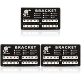 Healifty 60Pcs Tooth Brace Brackets Orthodontic Brackets Stainless Steel Tooth Brace Holder Accessories for Orthodontic Tooth Br