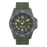 Timex Mens Expedition North Freedive Ocean 46mm Watch - Green Strap Green Dial Gray Case