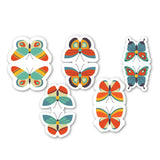 woopme Set of 5 Butterfly Magnetic Bookmark for Book Lovers Readers Students Gift Magnetic Page Clips Folding