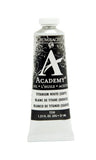 Grumbacher Academy Oil Paint, 37ml/1.25 Ounce, Titanium White Soft (T250)