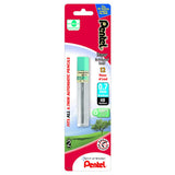 Pentel Super HiPolymer Automatic Pencil Lead (PENL50BPHBK6), black, 0.7Mm