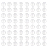 CHGCRAFT 91Pcs 4mm Natural Selenite Beads Stands Round Loose Beads for Bracelet Jewelry Making, 1Strand 15.7inch, White