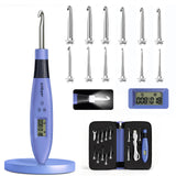 Light Up Crochet Hook Set With 12 Sizes, Lighted Everything Counting Kit