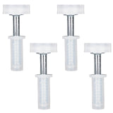 4pcs Bi-Fold Door Top Roller Guide Wheel and Top Pivot, 7/8 Spring Loaded Bifold Door Hardware Kit for Folding Accordion Shower 