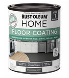 RustOleum 365928 Floor Coating Base Coat Charcoal Gray Quart
