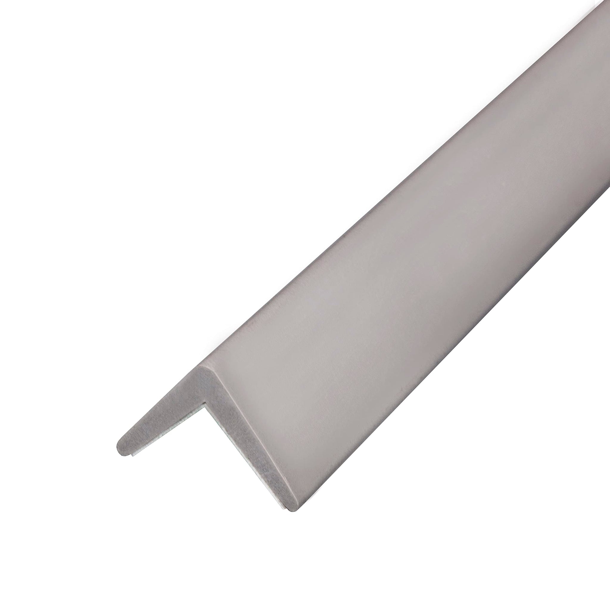 Heavy-Duty Industrial-Grade Low-Profile Corner Guard Edge Protector and Bumper - Grey, 24 Inches - 1 Each
