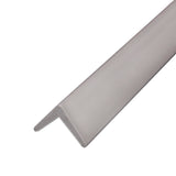 Heavy-Duty Industrial-Grade Low-Profile Corner Guard Edge Protector and Bumper - Grey, 24 Inches - 1 Each