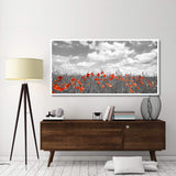 Poppies In Corn Field, Bavaria, Germany-Paper Art-74,,X38,,
