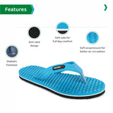Ortho Joy House Slipper For Women'S Care | Orthopaedic | Diabetic | Acupressure | Comfortable | Mcr | Flip Flop Ladies And Girl'S Home For Daily Use,Blue,9,B0BJQ9T5BW