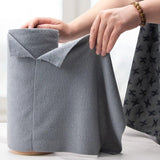 PRIXQUS Microfiber Cleaning Cloth Roll Reusable Washable TearAway Sheets, Absorbent Lint Free Rags for Kitchen, Car, Garage a