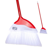 Indoor Broom with LED Lights | Angle Broom for Dark Corners & Low Light Areas | Soft Bristle, Adjustable Long Handle | Floor Swe