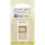 Artistic WireBrass 18 Gauge, 4yd