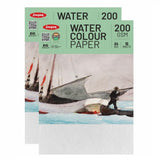 Anupam Watercolor Paper A4 200 Gsm - Cold-Pressed, Acid-Free, Both Side Usable Water Colour Papers For Watercolour, Acrylic, Gou