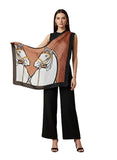 Muffly Women Stole Elegant Printed Stoles Abstract Floral Printed Silk Soft Lightweight Women Wrap Stole 80 X 28 Inches (Brown